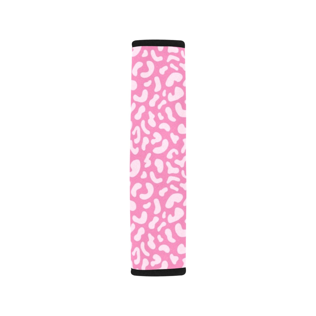Pink Leopard Car Seat Belt Cover 7''x10'' (Pack of 2) Car Seat Belt Cover 7x10 (Pack of 2) animal Printed Offshore