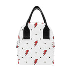 Red Lightning - Zipper Lunch Bag One Size Zipper Lunch Bag Printed Offshore
