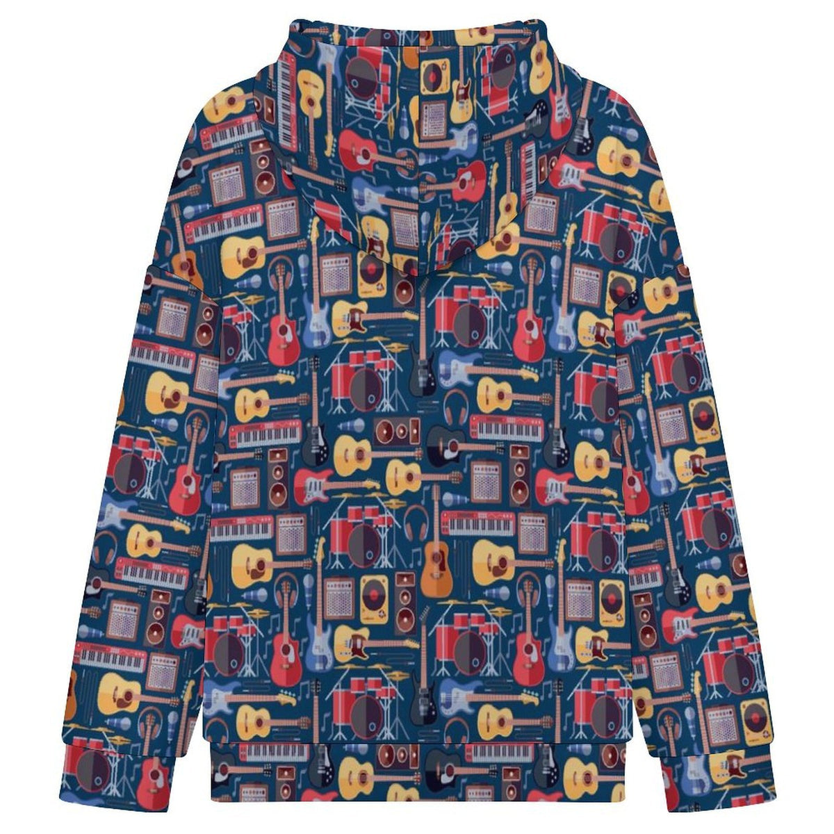 Music Instruments Women's Full-Zip Hoodie