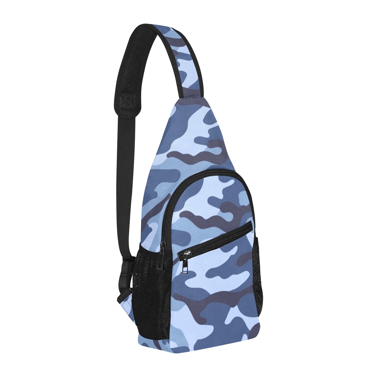 Blue Camouflage - Chest Bag