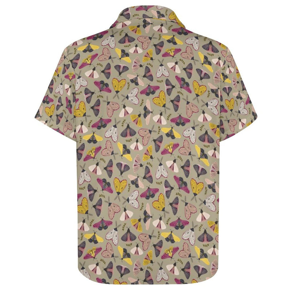 Pretty Moths Women's Short-Sleeve Button Up Shirt