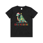 Christmasaurus, Christmas Dinosaur - Kids T-shirt