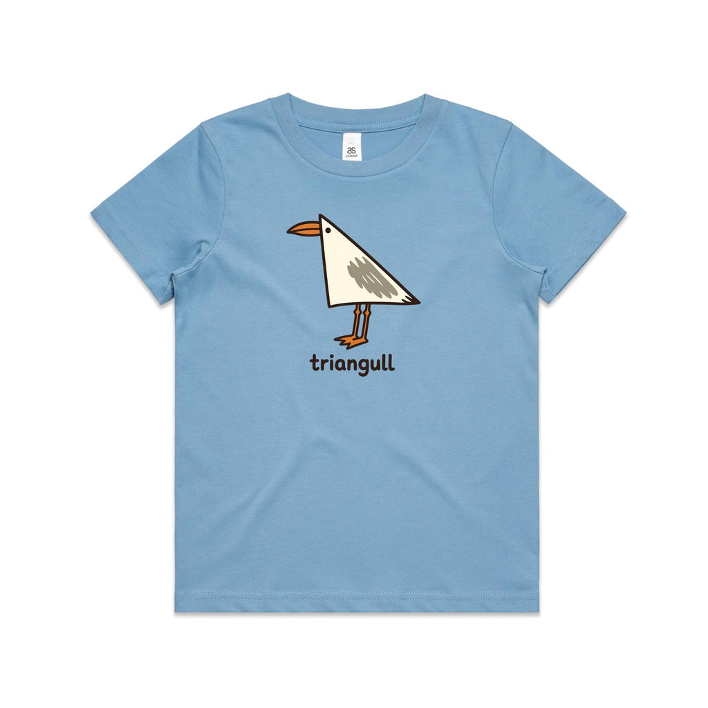 Triangull Geometry Seagull Kids AS Colour T-shirt