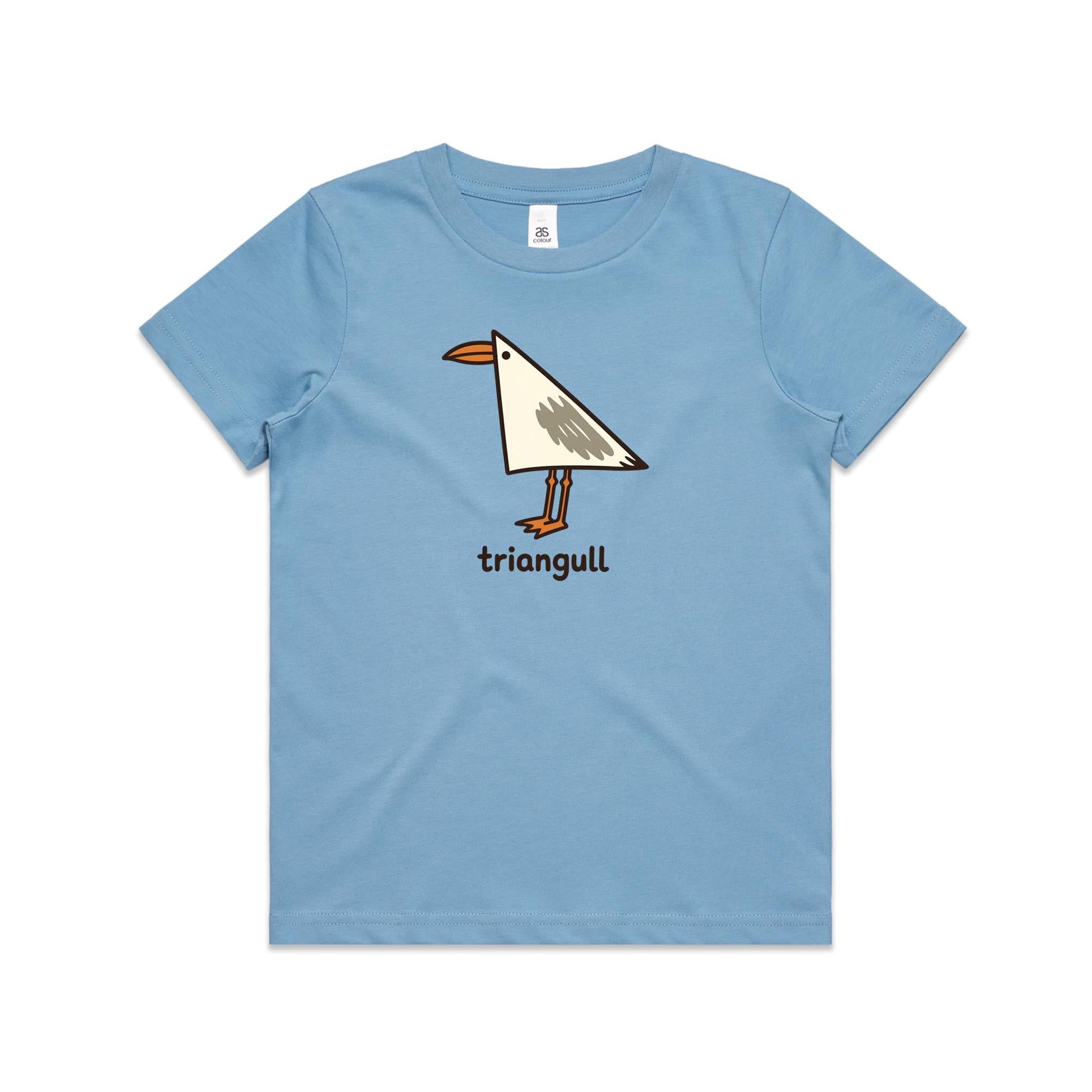 Triangull Geometry Seagull Kids AS Colour T-shirt