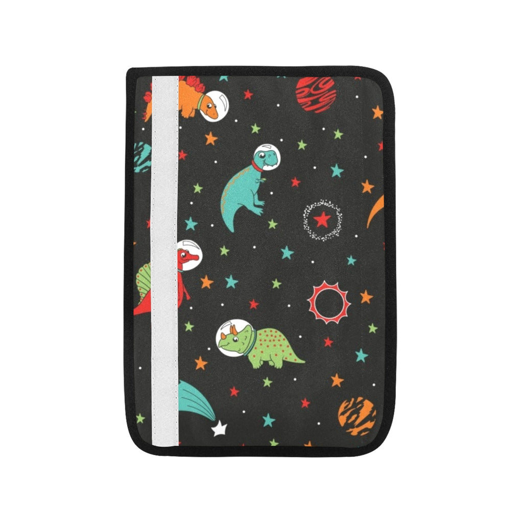 Astronaut Dinosaurs Car Seat Belt Cover 7''x10'' (Pack of 2) Car Seat Belt Cover 7x10 (Pack of 2) animal Printed Offshore Space