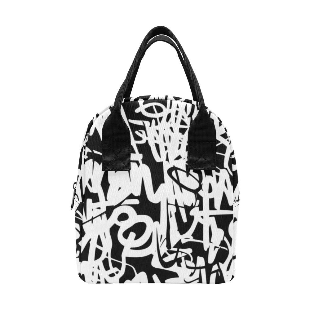 Graffiti - Zipper Lunch Bag One Size Zipper Lunch Bag Printed Offshore