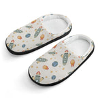 Rockets Kids Cotton Slippers black Kids Cotton Slippers Printed Offshore Space
