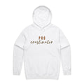 Procrastinator Men's AS Colour Hoodie White Mens Hoodie Printed In Australia
