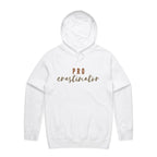 Procrastinator - Mens Hoodie White Mens Hoodie Printed In Australia
