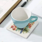 Cockatoo - Ceramic Coasters (Square) Ceramic Coasters animal Printed Offshore
