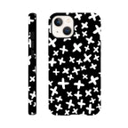 Black And White Crosses - Apple iPhone Tough case iPhone 13 iPhone Tough Case Globally Fulfilled