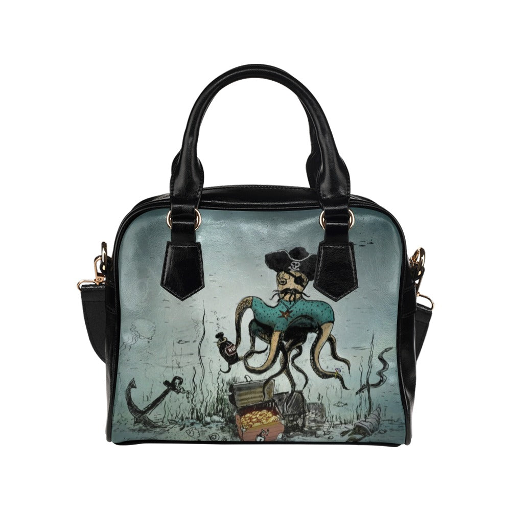 Octopus Pirate - Shoulder Handbag (Model 1634) One size Shoulder Handbags (1634)