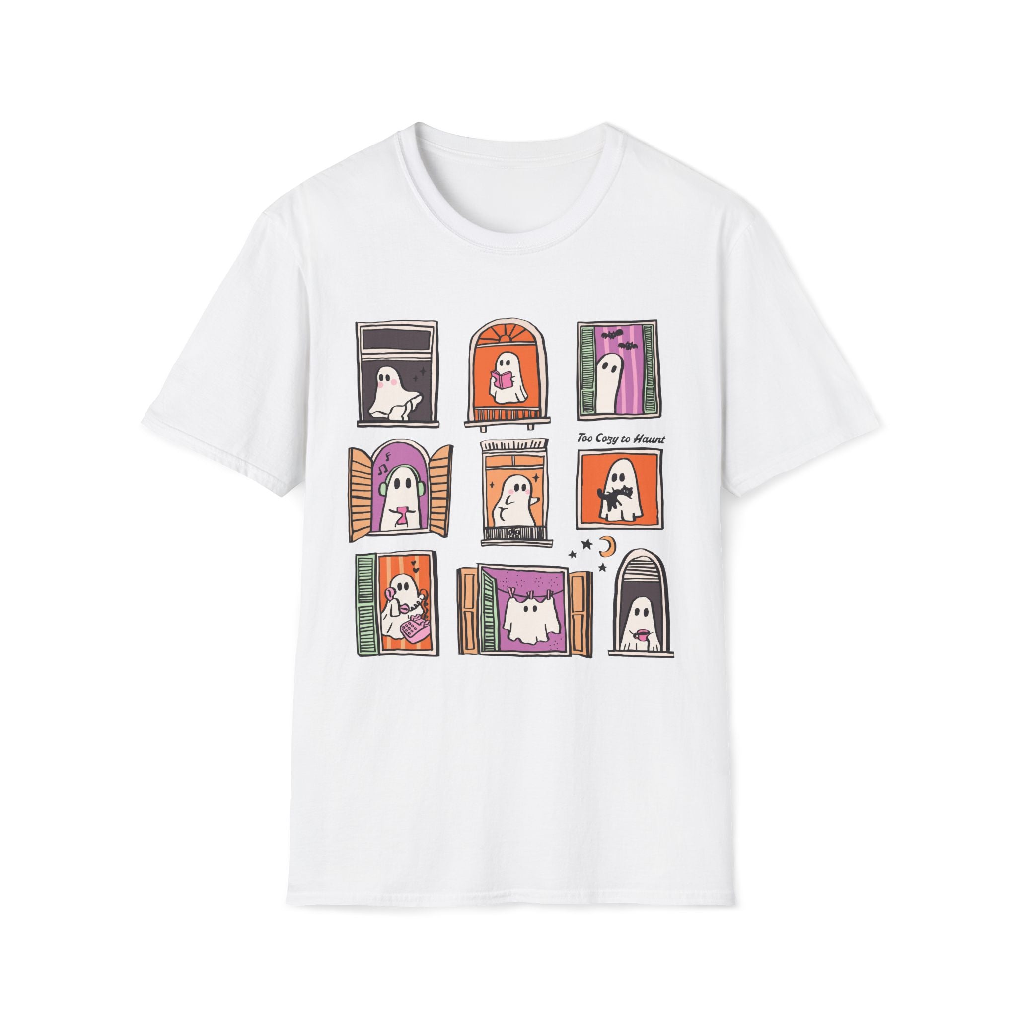 Ghosts In Windows - Unisex Softstyle T-shirt