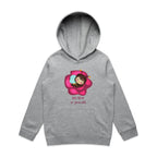 Bee-lieve In Yourself - Kids Hoodie Grey Marle Kids Hoodie Printed In Australia