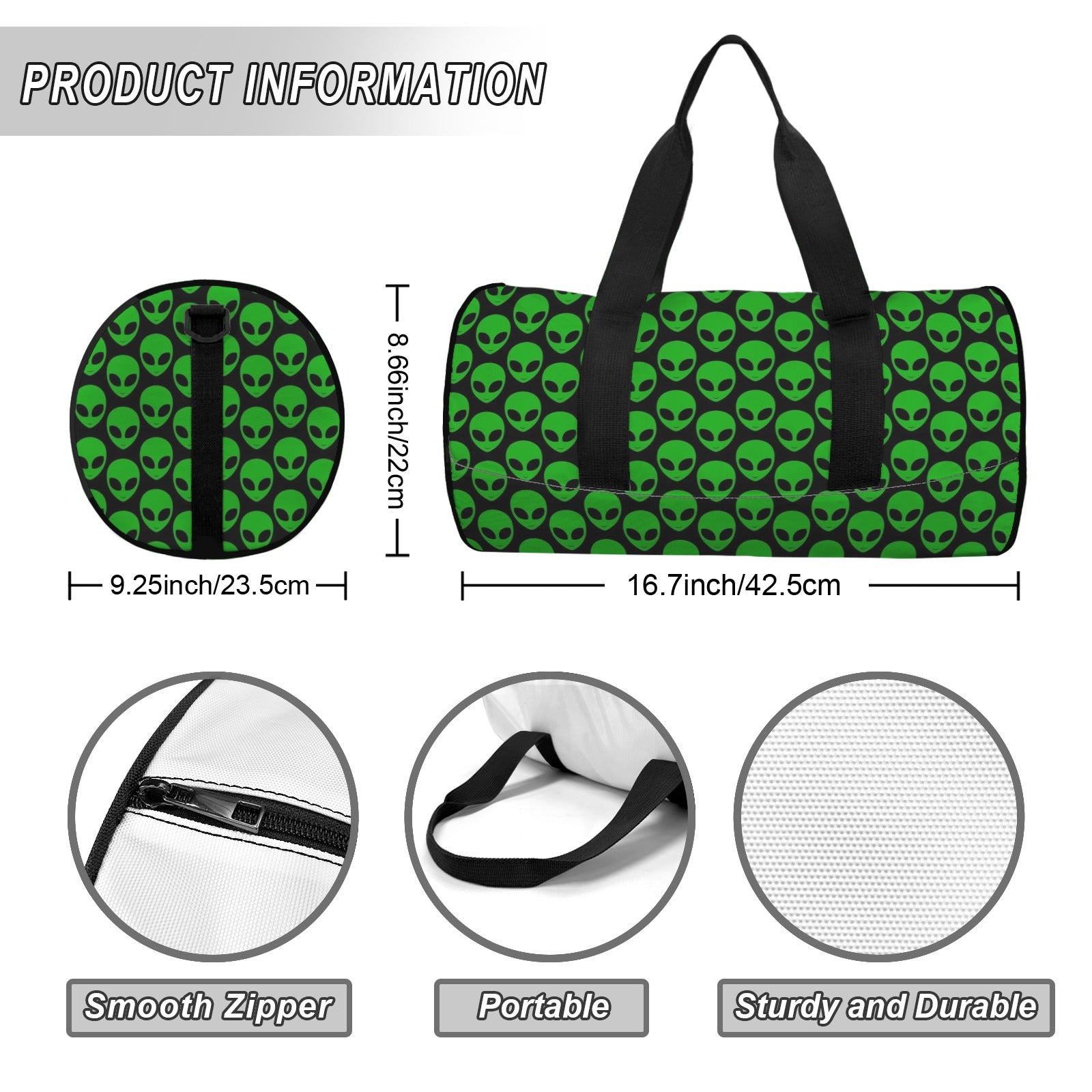 Aliens Duffle Bag Duffle Bag Printed Offshore