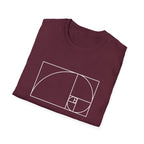 Fibonacci Unisex Softstyle T-Shirt T-Shirt Australian Printer Maths Science