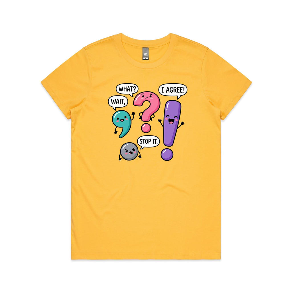 Funny Punctuation Women's AS Colour T-shirt