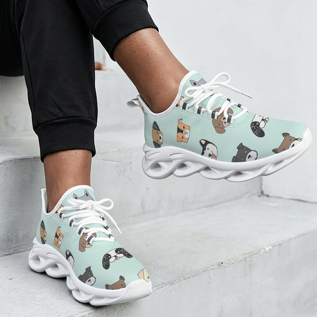 Dog Faces Women's Twisted Sole Sneakers