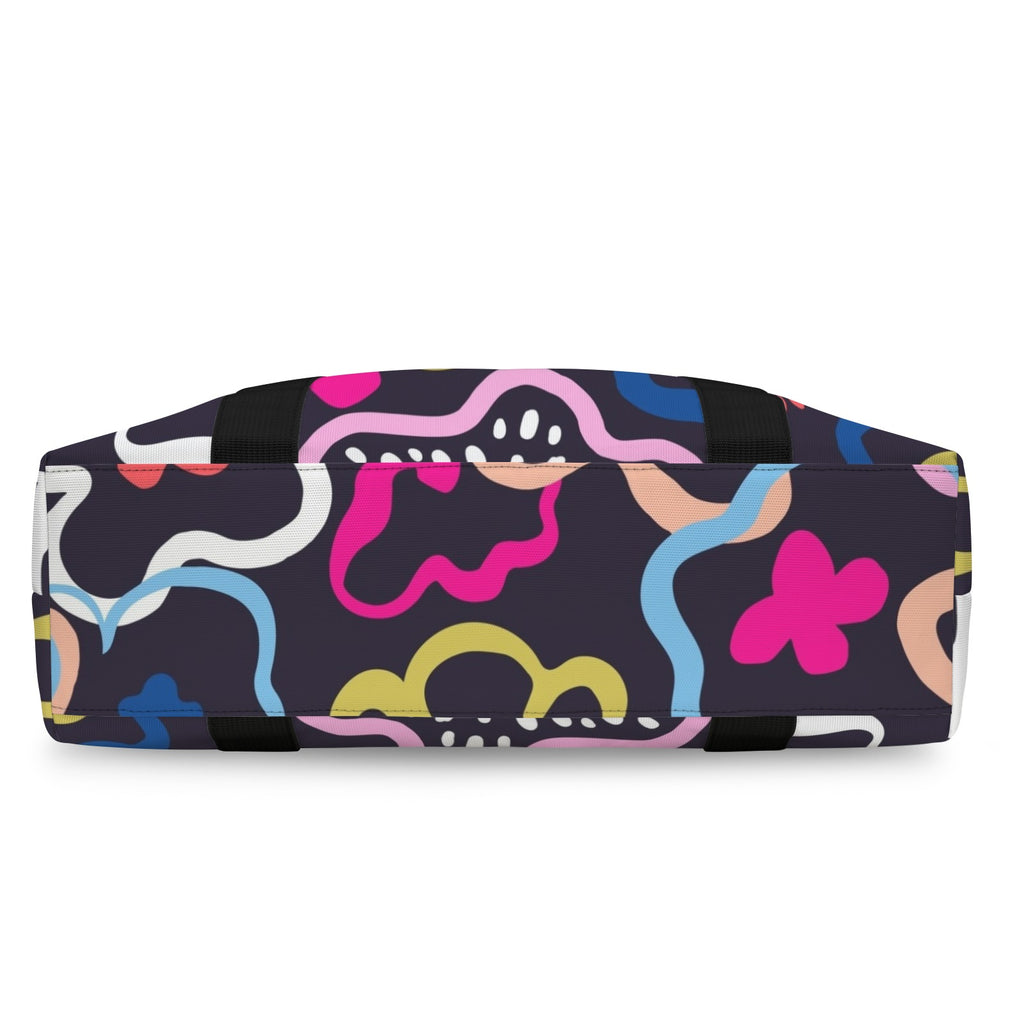 Floral In The Abstract Duffle Bag-Simple (Model 1715) Duffle Bag-Simple (1715)
