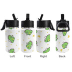 Dinosaur Fairy 12oz Kids Water Bottle with Straw Lid 12oz Kids Water Bottle with Straw Lid Printed Offshore