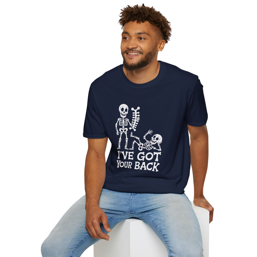 Skeleton, I've Got Your Back - Unisex Softstyle T-Shirt