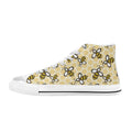 Bees Women's High Top Canvas Shoes US12 Womens Classic High Top Shoes Printed Offshore