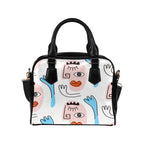 Faces - Shoulder Handbag (Model 1634) One size Shoulder Handbags (1634)