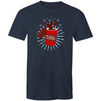 Christmas Coffee - Mens T-Shirt Navy
