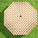 Hamburgers on White Umbrella Umbrella Food Printed Offshore