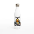 I Don't Know, I Just Work Here, Duck White 17oz Stainless Steel Water Bottle Default Title White Water Bottle animal Globally Fulfilled