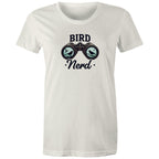 Bird Nerd - Womens T-shirt Natural Womens T-shirt animal Printed In Australia