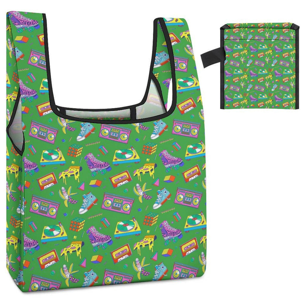 Bright 80's Foldable Shopping Bag