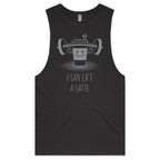 I Can Lift A Latte, Coffee - Tank Top Tee Coal Drop Arm Tank Top Fitness Printed In Australia