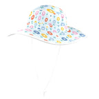 Abstract Cute Flowers Wide Brim Bucket Hat Wide Brim Bucket Hat Plants Printed Offshore