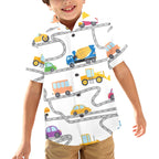 On The Road - Junior Kids Hawaiian Shirt