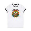 Choose Happy - Women's Ringer Tee