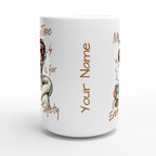 Personalised My Alone Time Is For Everyone's Safety White 15oz Ceramic Mug Personalised 15oz Mug Globally Fulfilled