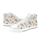 Rockets Men's High Top Canvas Shoes Men's Classic High Top Canvas Shoes Printed Offshore Space
