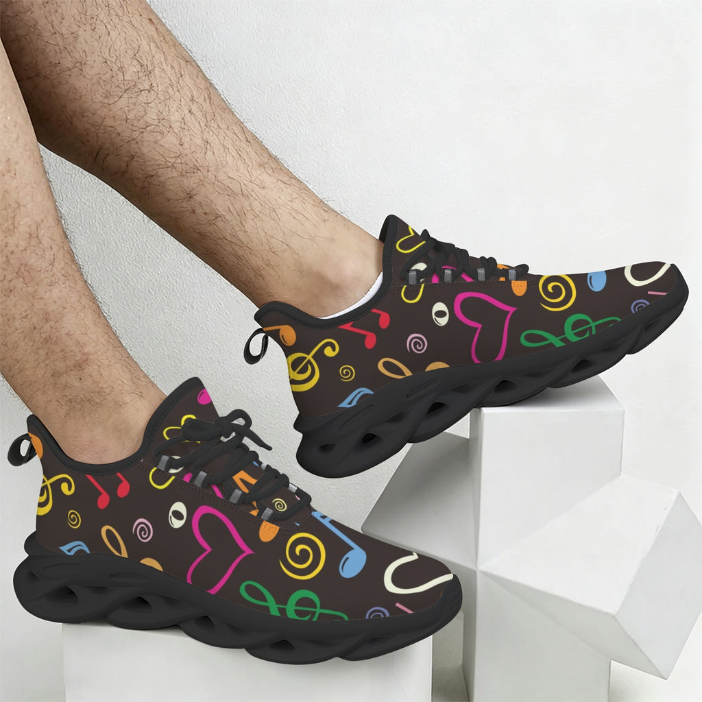 Music Love Men's Twisted Sole Sneakers