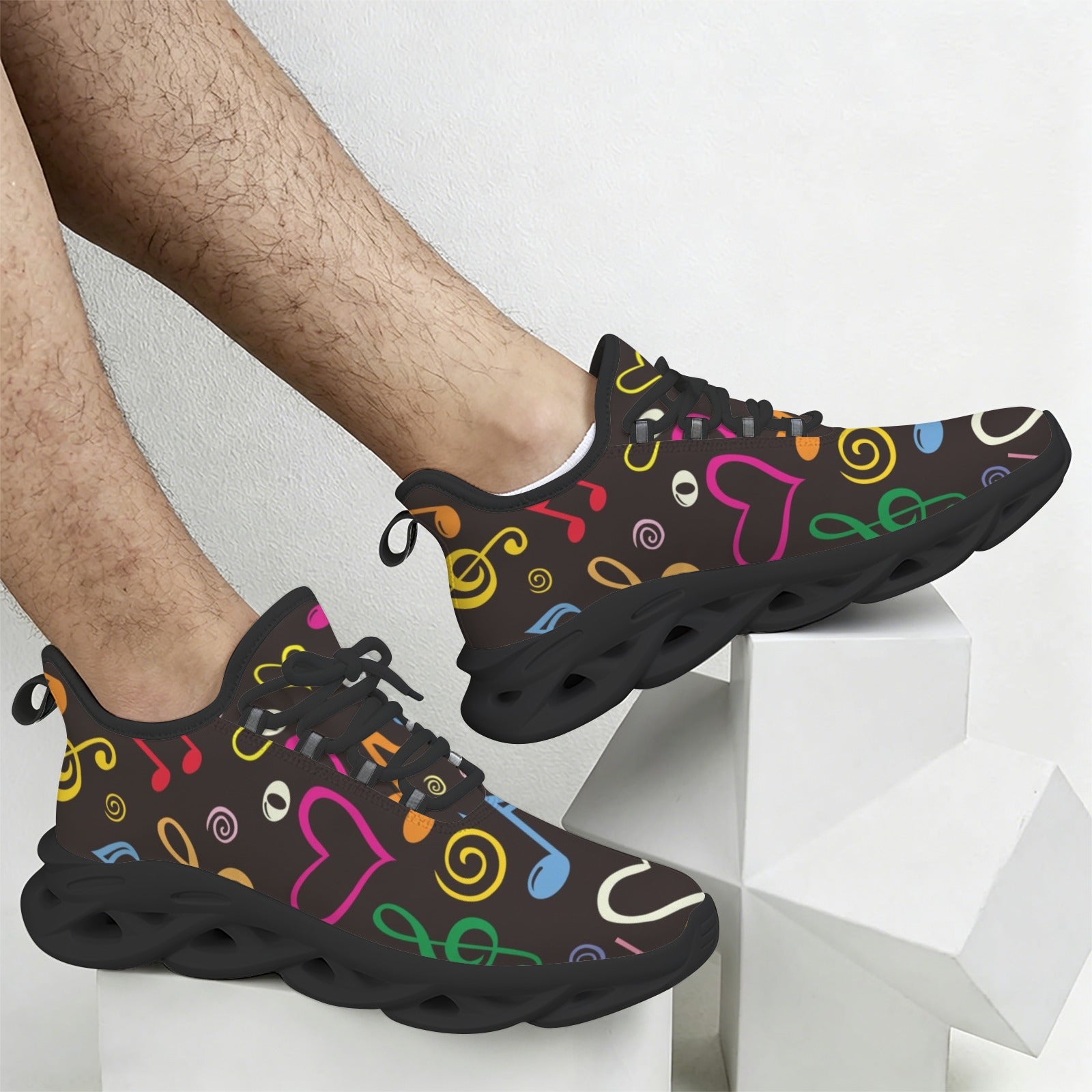 Music Love Men's Twisted Sole Sneakers