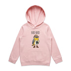 Bird Nerd 2 Kid's AS Colour Hoodie Pink Kids Hoodie animal Birds Printed In Australia