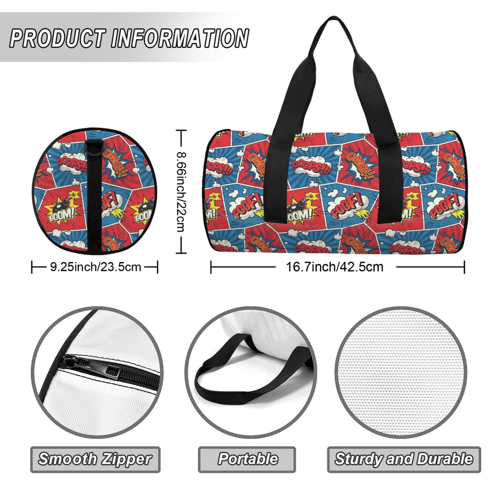 Comic Book Cells Duffle Bag Duffle Bag Printed Offshore