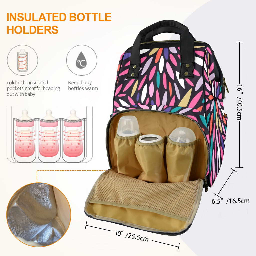 Colour Burst - Multi-Function Backpack, Nappy / Diaper Bag