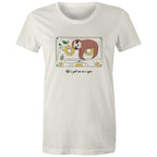 Life's Got Me In A Spin, Sloth, Cassette Tape - Womens T-shirt Natural Womens T-shirt Music Printed In Australia