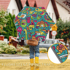 Crazy Characters Kids Safe Round Corner Umbrella Kids Safe Round Corner Umbrella Printed Offshore Sci Fi