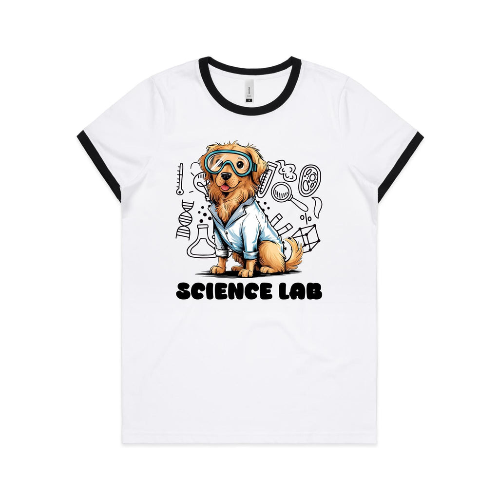 Science Lab AS Colour Women's Ringer Tee