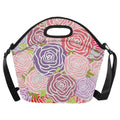 Abstract Roses - Neoprene Lunch Bag One Size Neoprene Lunch Bag Printed Offshore