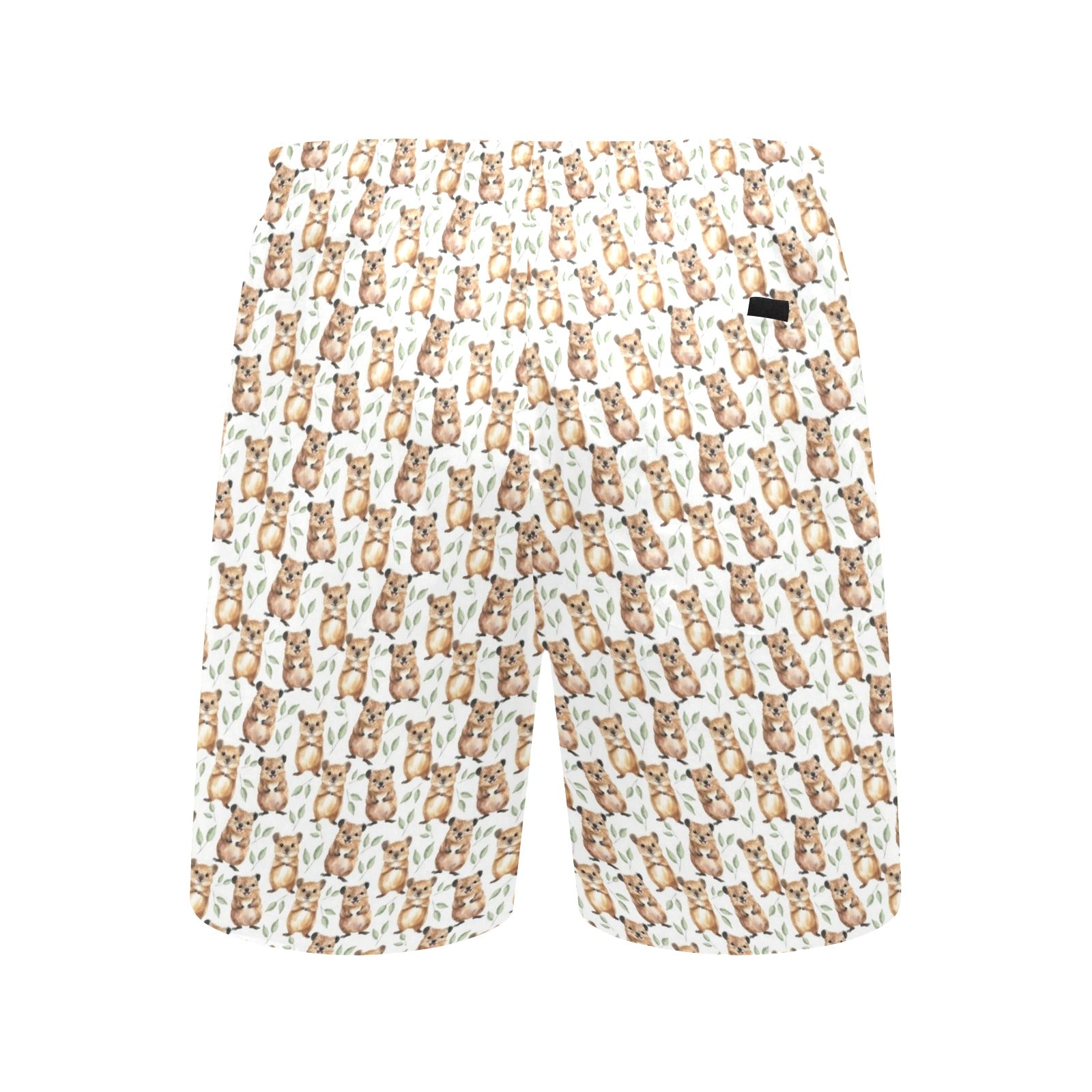 Quokkas Men's Mid-Length Beach Shorts Men's Mid-Length Beach Shorts animal Printed Offshore