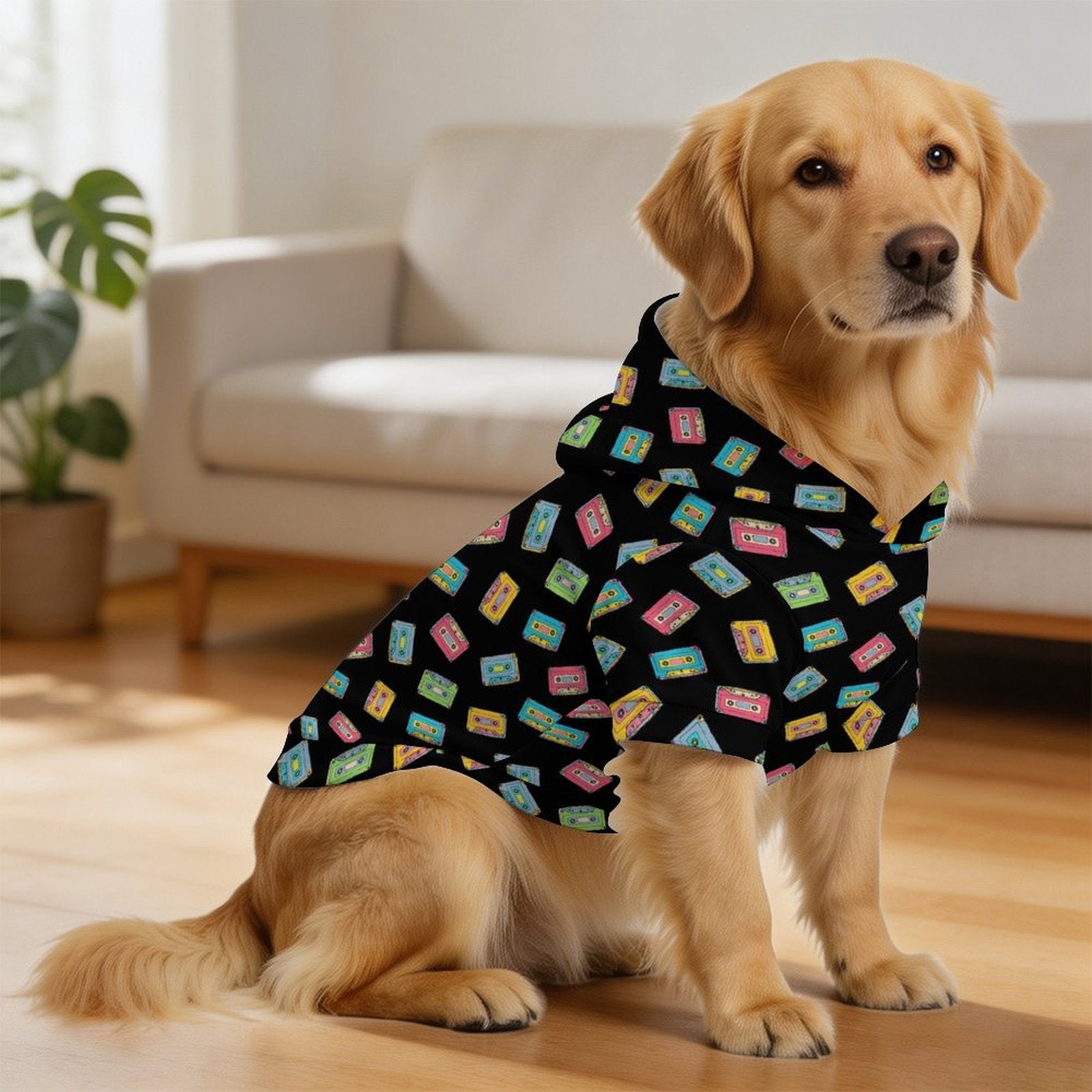 Cassette Tapes Pet Hoodie (Large Size)