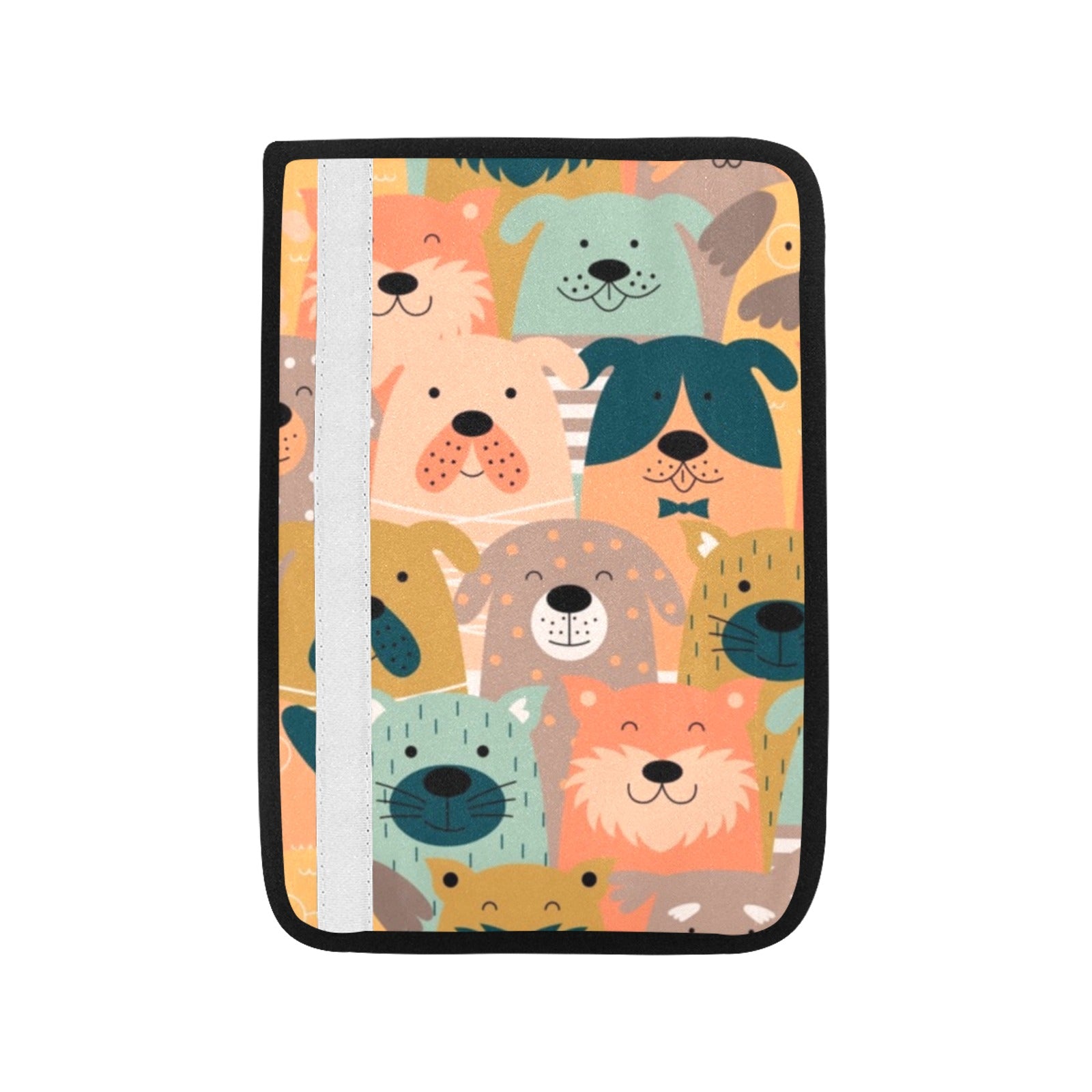 Lots Of Dogs Car Seat Belt Cover 7''x10'' (Pack of 2) Car Seat Belt Cover 7x10 (Pack of 2) animal Printed Offshore